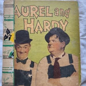 Vintage Laurel and Hardy - Charles Clinton 1934 Little BIG Hardcover Book